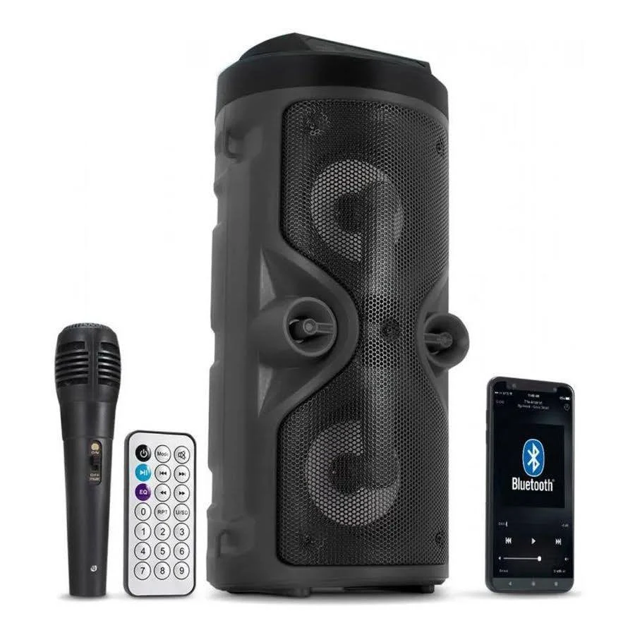 Caixa de Som Bluetooth Portátil C/ Microfone 20w Rms D-S13 Grasep
