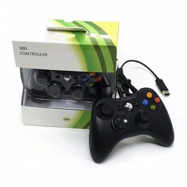 Controle De Xbox 360 Com Fio PC/ Fat E Pc Joystick
